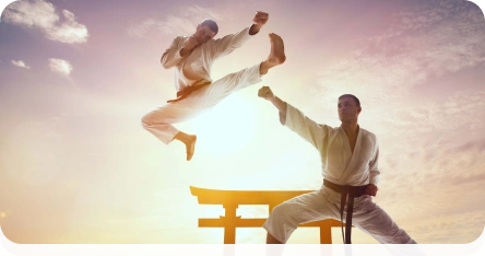karate fighters